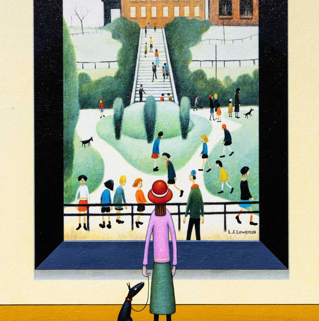 In The Park - Edition - SOLD by artist Chris Chapman - Wyecliffe Galleries