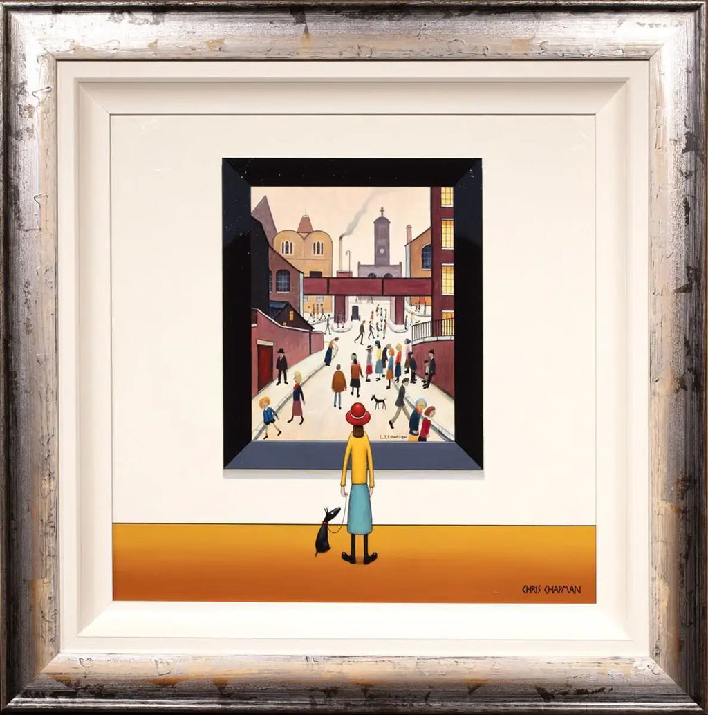 In The Street - Original - SOLD by artist Chris Chapman - Wyecliffe Galleries