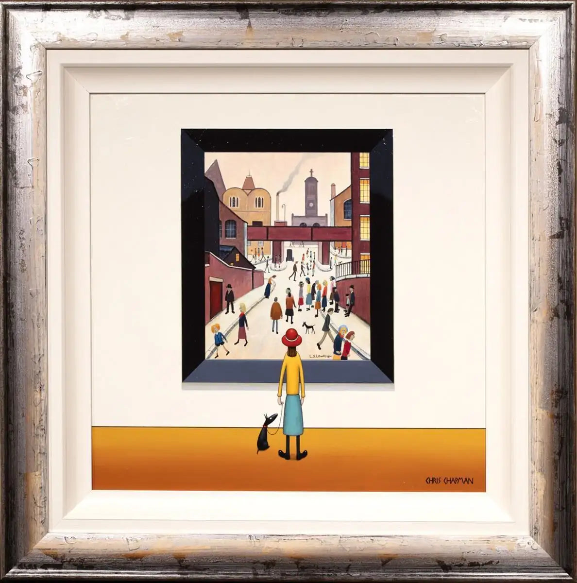 In The Street - Original - SOLD by artist Chris Chapman - Wyecliffe Galleries