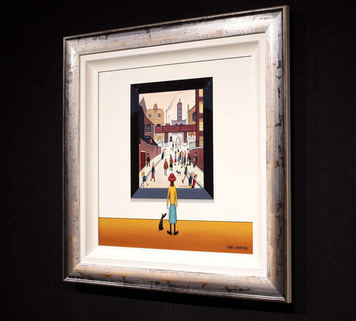 In The Street - Original - SOLD by artist Chris Chapman - Wyecliffe Galleries