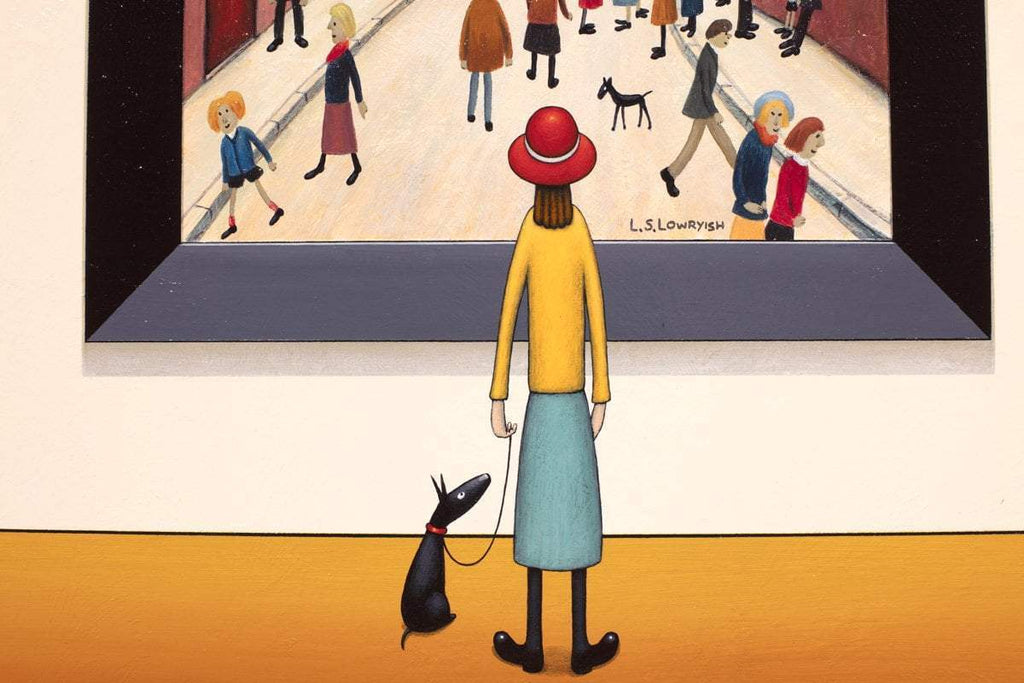 In The Street - Original - SOLD by artist Chris Chapman - Wyecliffe Galleries