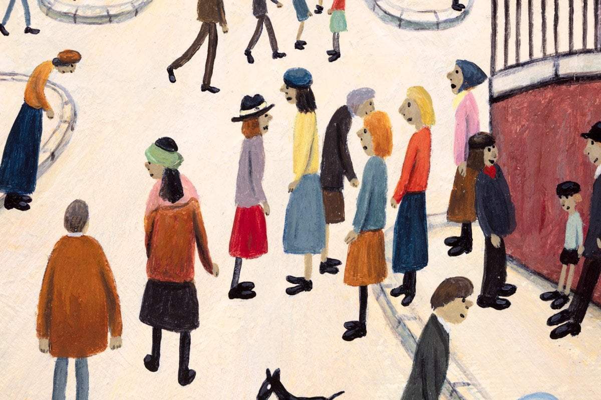 In The Street - Original - SOLD by artist Chris Chapman - Wyecliffe Galleries