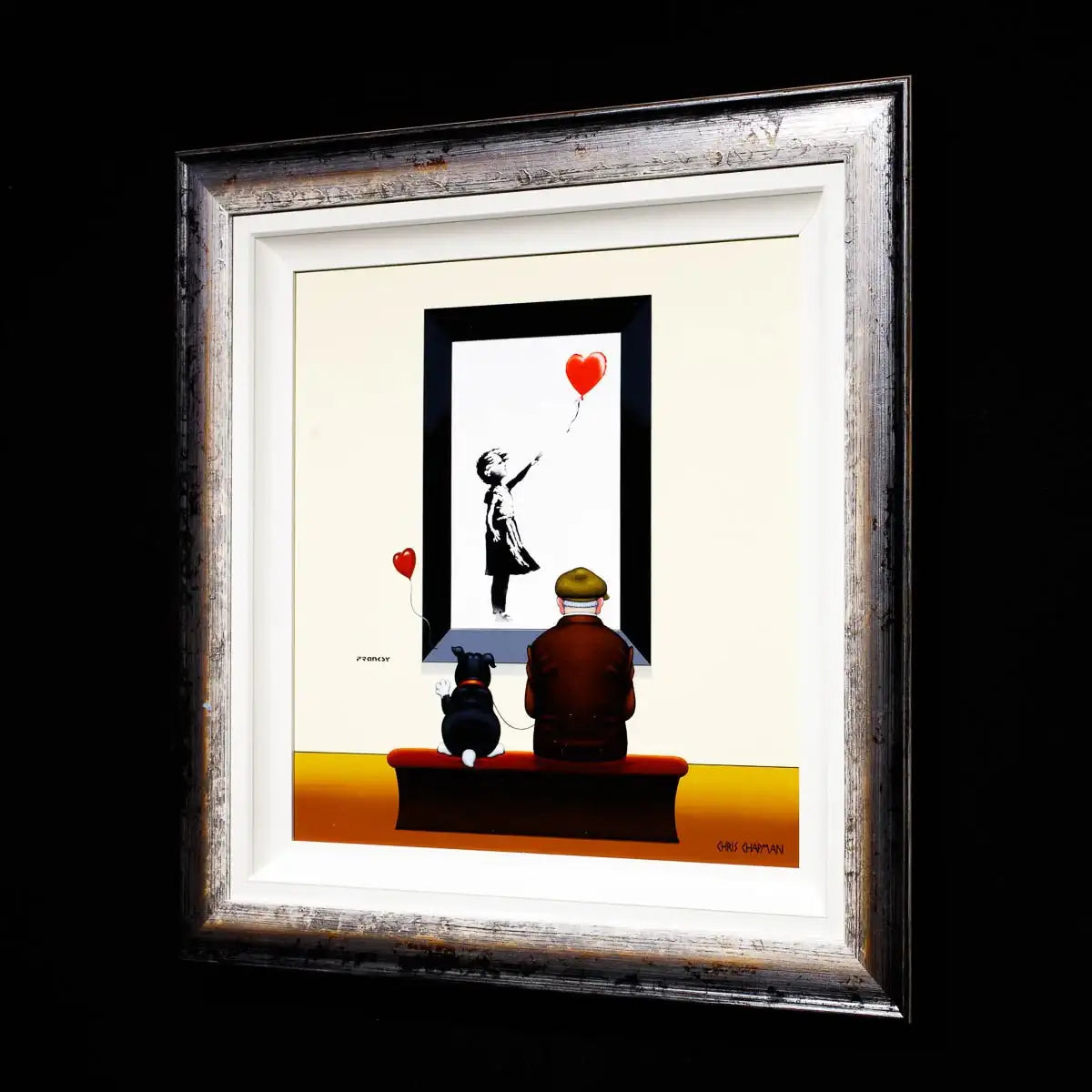 Lost Balloons - Original - SOLD by artist Chris Chapman - Wyecliffe Galleries