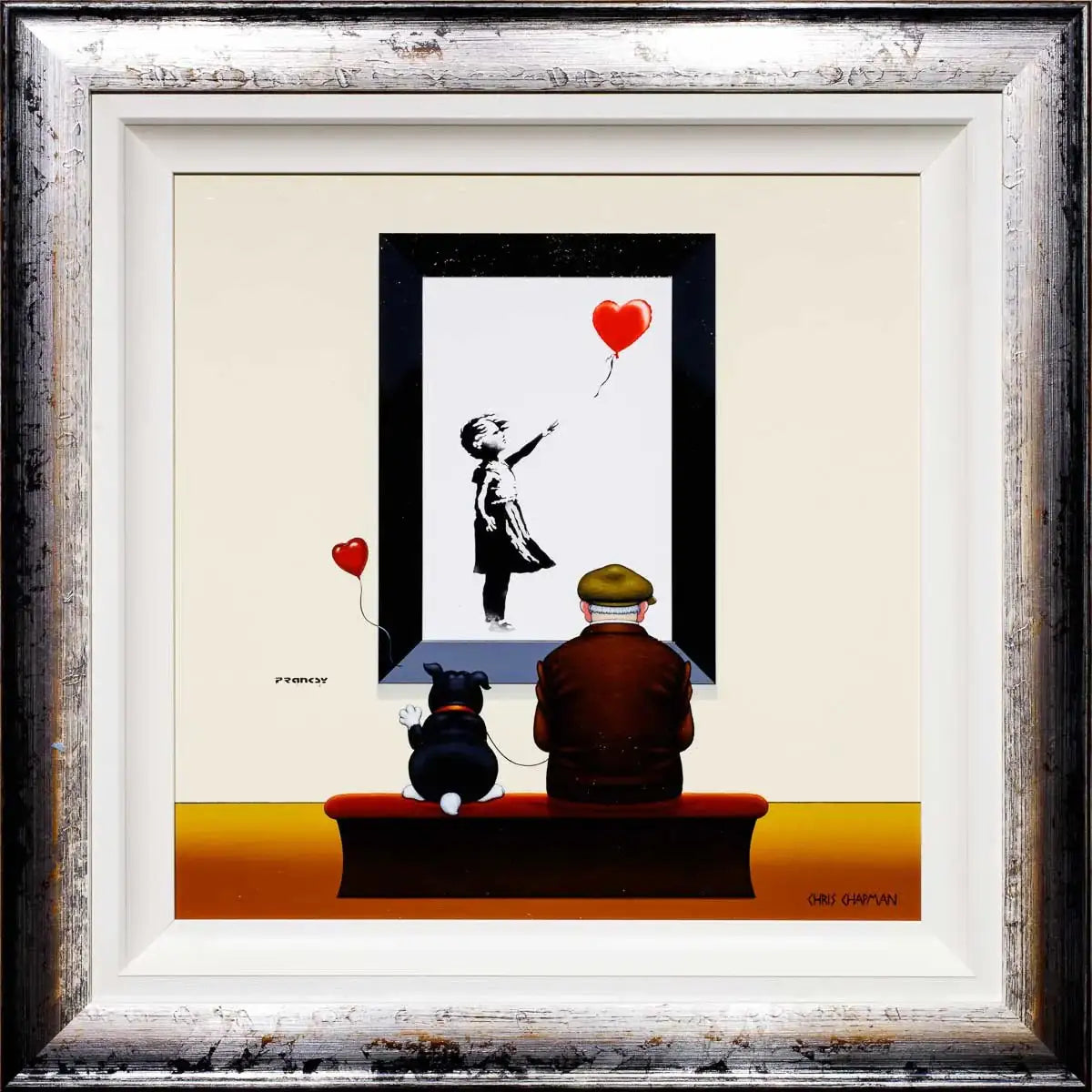 Lost Balloons - Original - SOLD by artist Chris Chapman - Wyecliffe Galleries