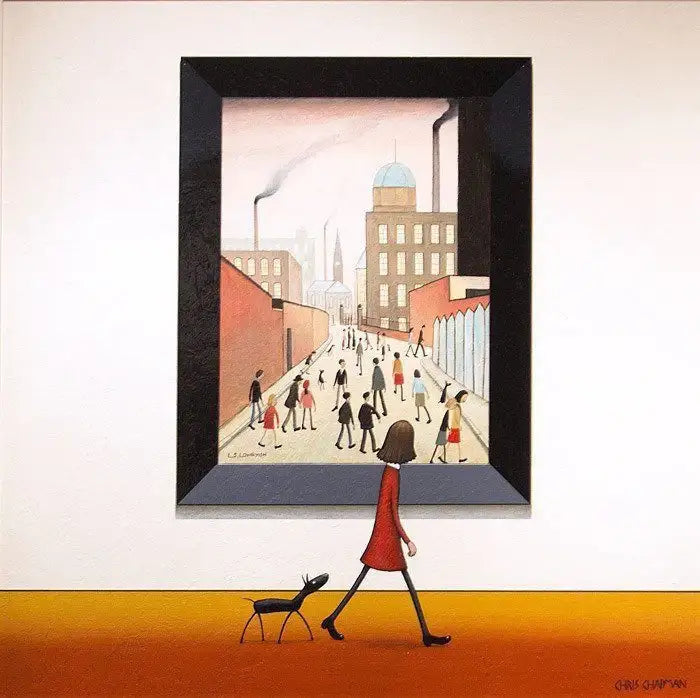 Mill Lane - SOLD by artist Chris Chapman - Wyecliffe Galleries