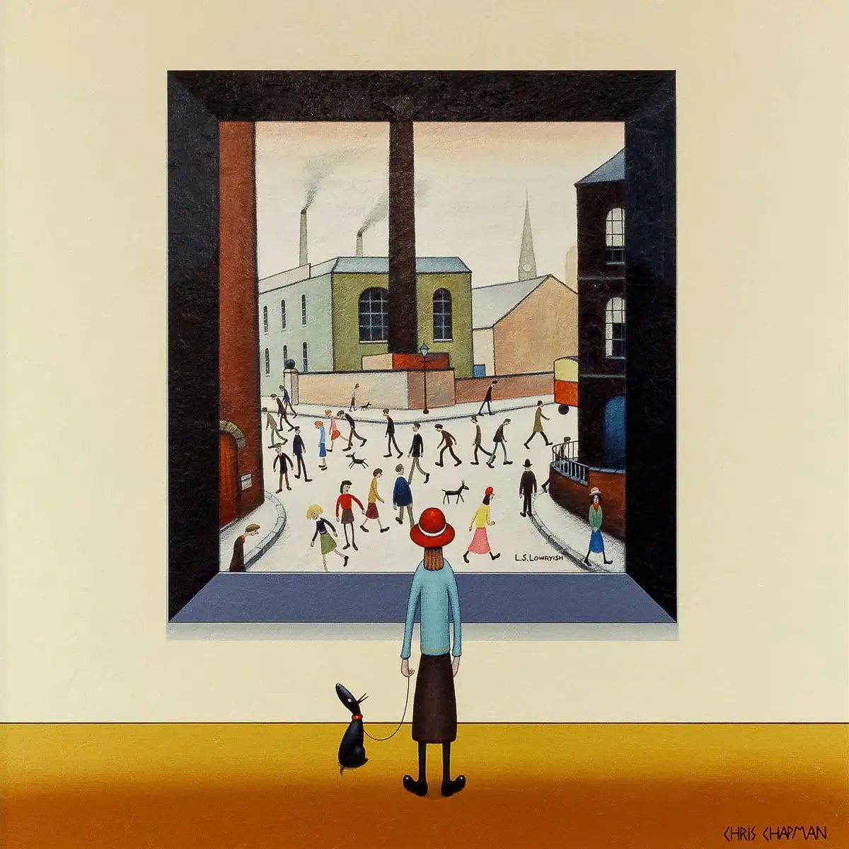 Mill Road - Original - SOLD by artist Chris Chapman - Wyecliffe Galleries