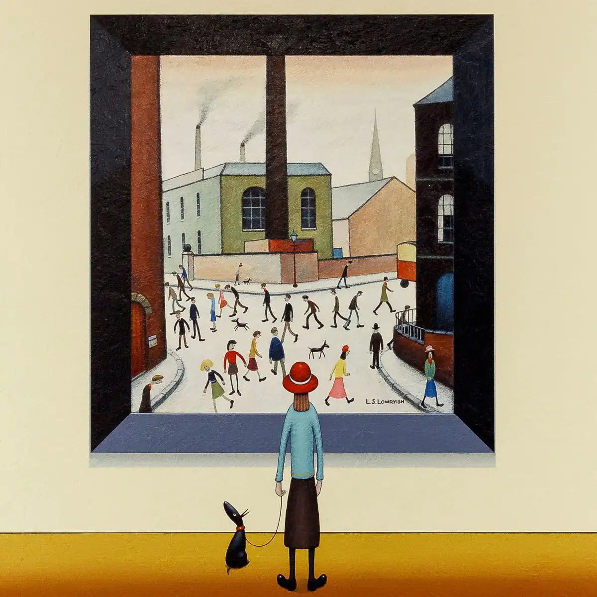 Mill Road - Original - SOLD by artist Chris Chapman - Wyecliffe Galleries