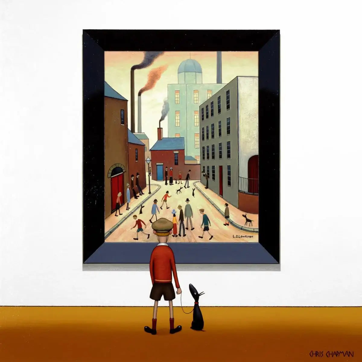 Milled Street - SOLD by artist Chris Chapman - Wyecliffe Galleries