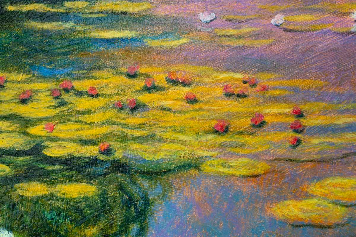 Monet and Merlot - Original - SOLD by artist Chris Chapman - Wyecliffe Galleries