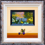 Monet and Merlot - Original - SOLD by artist Chris Chapman - Wyecliffe Galleries