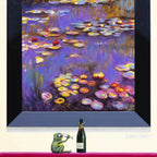 Monet and Moet - Original - SOLD by artist Chris Chapman - Wyecliffe Galleries