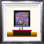 Monet and Moet - Original - SOLD by artist Chris Chapman - Wyecliffe Galleries