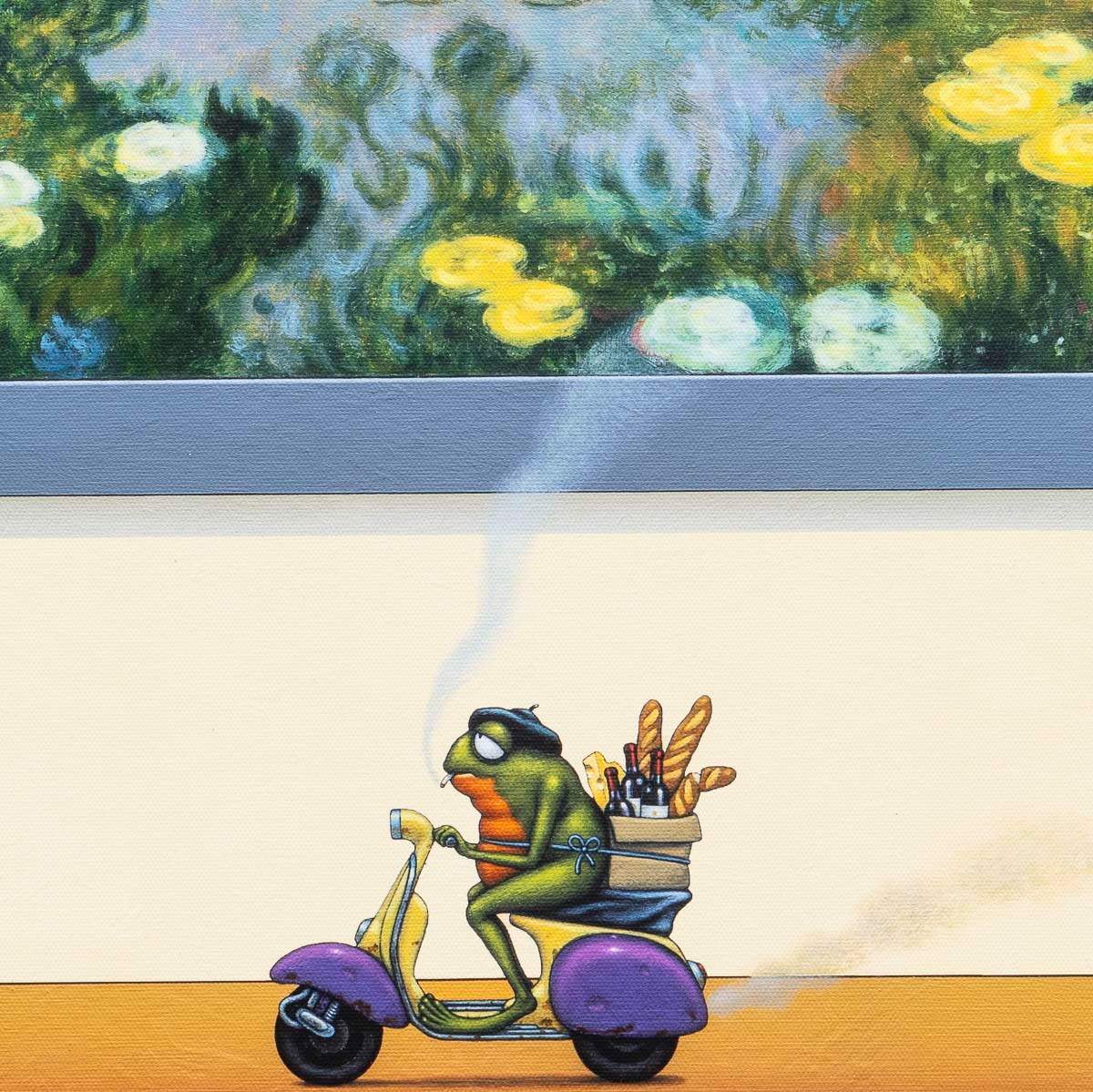 Monet & Merlot - Edition - SOLD OUT by artist Chris Chapman - Wyecliffe Galleries