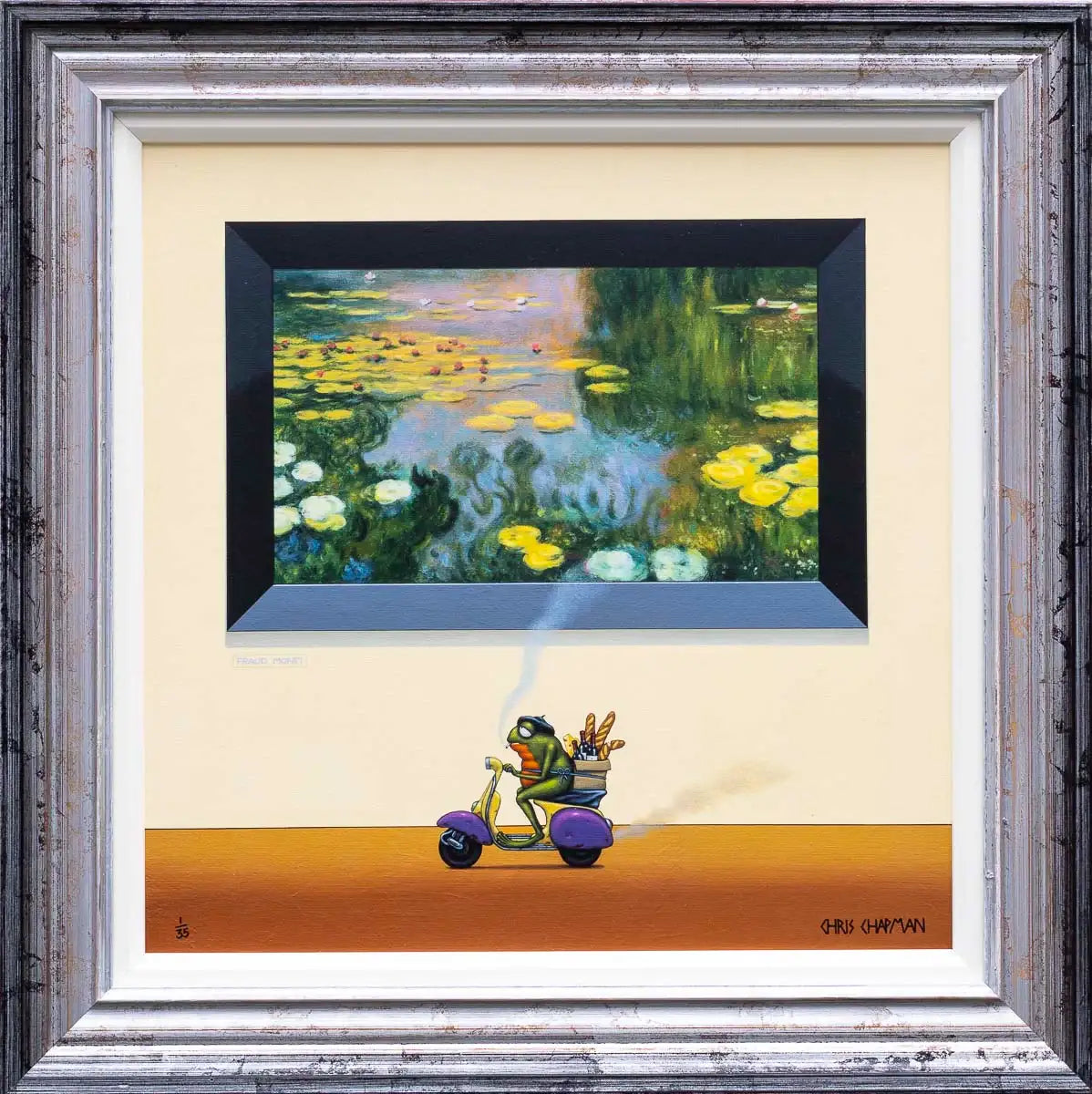 Monet & Merlot - Edition - SOLD OUT by artist Chris Chapman - Wyecliffe Galleries
