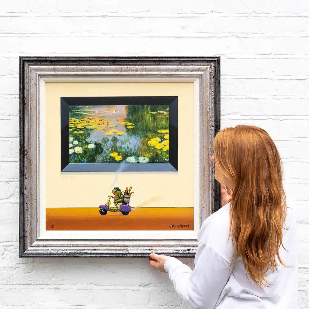 Monet & Merlot - Edition - SOLD OUT by artist Chris Chapman - Wyecliffe Galleries