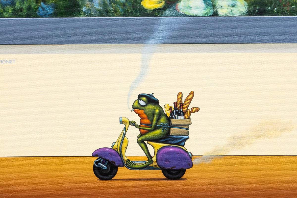 Monet & Merlot - Edition - SOLD OUT by artist Chris Chapman - Wyecliffe Galleries