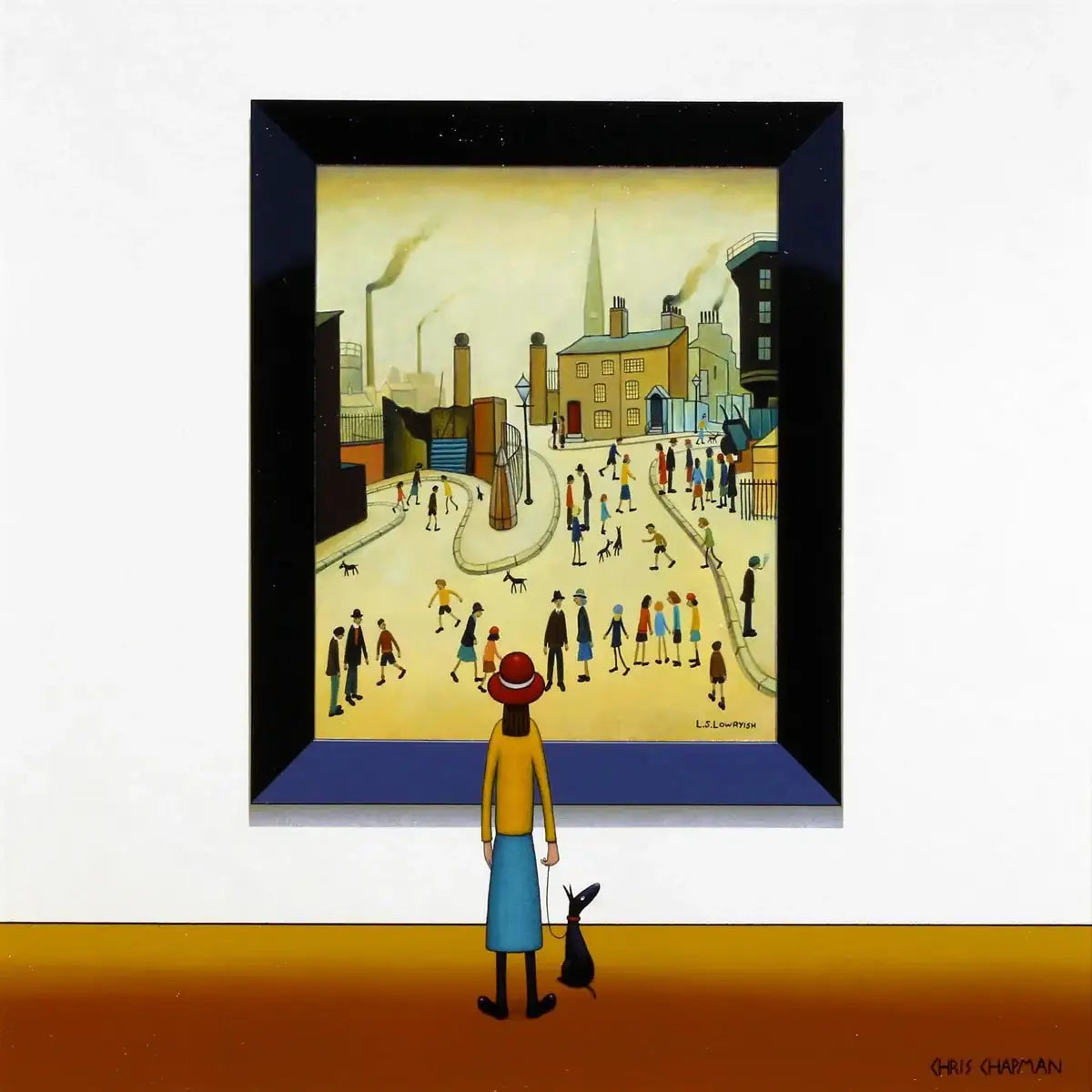 On the Hill - SOLD by artist Chris Chapman - Wyecliffe Galleries