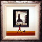 Outside the Church - SOLD by artist Chris Chapman - Wyecliffe Galleries