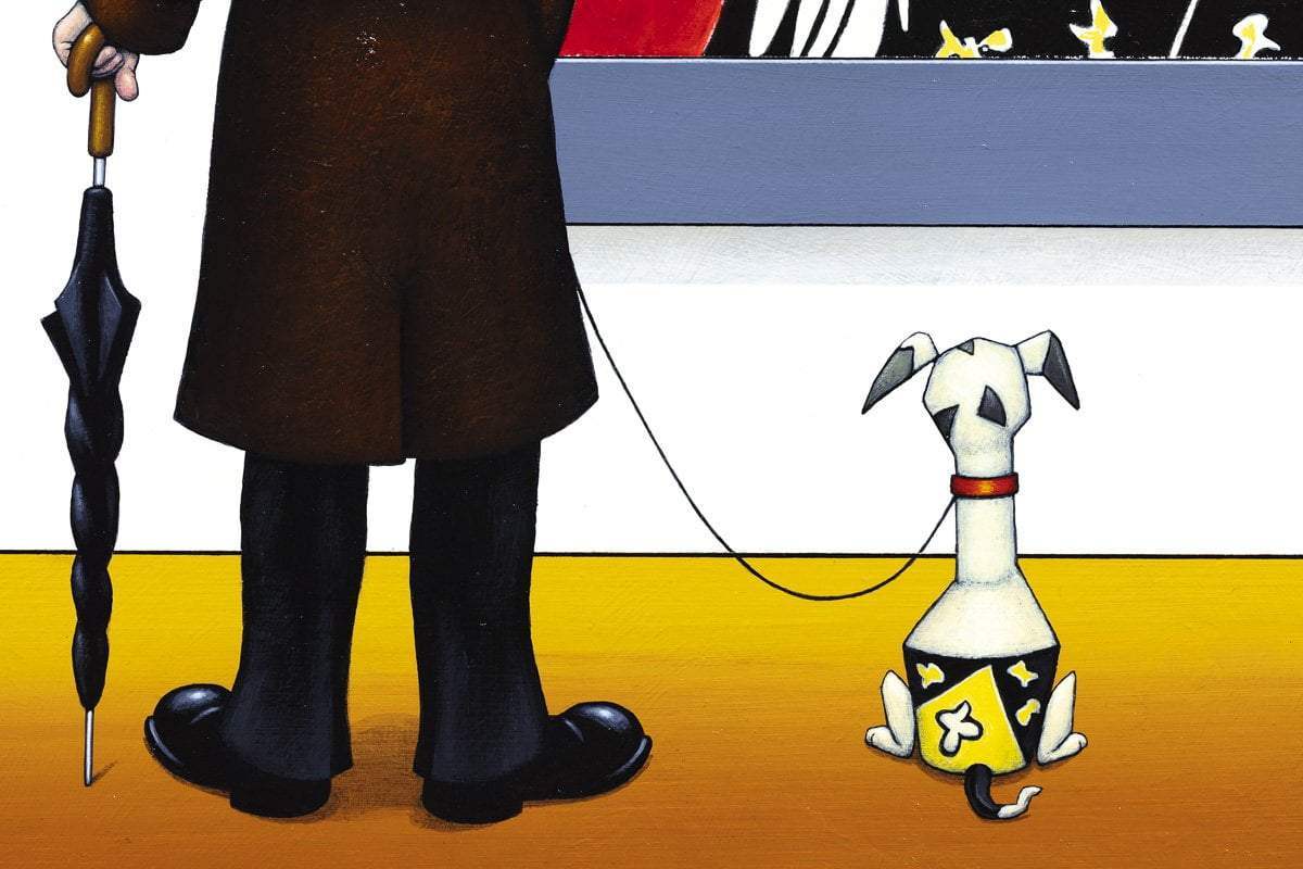 Pablo Pet - Original - SOLD by artist Chris Chapman - Wyecliffe Galleries