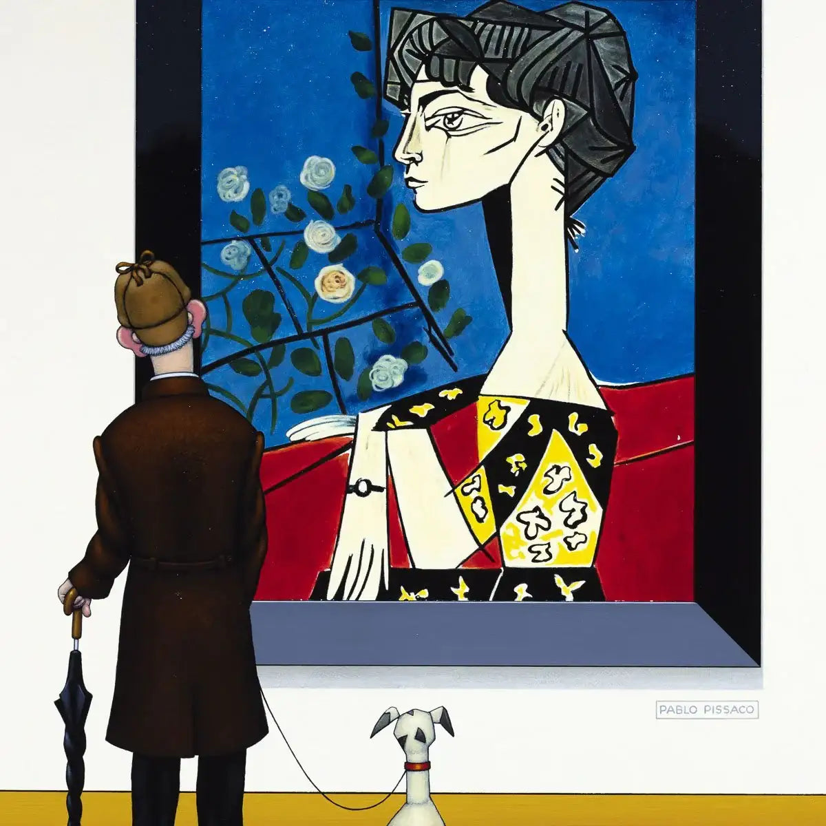 Pablo Pet - Original - SOLD by artist Chris Chapman - Wyecliffe Galleries