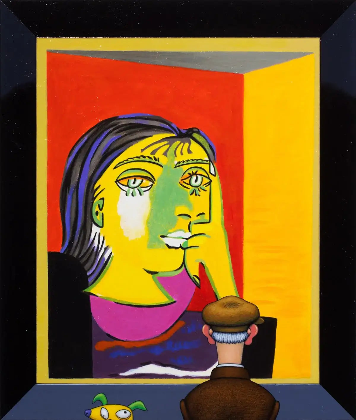 Pablo Pooch - SOLD by artist Chris Chapman - Wyecliffe Galleries