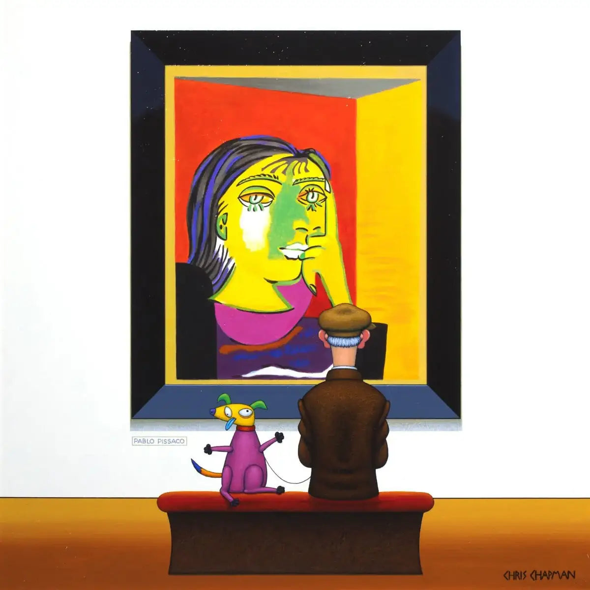 Pablo Pooch - SOLD by artist Chris Chapman - Wyecliffe Galleries