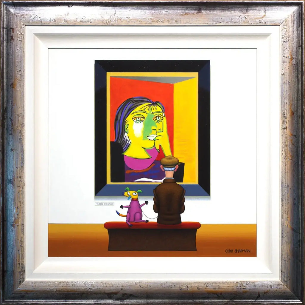 Pablo Pooch - SOLD by artist Chris Chapman - Wyecliffe Galleries