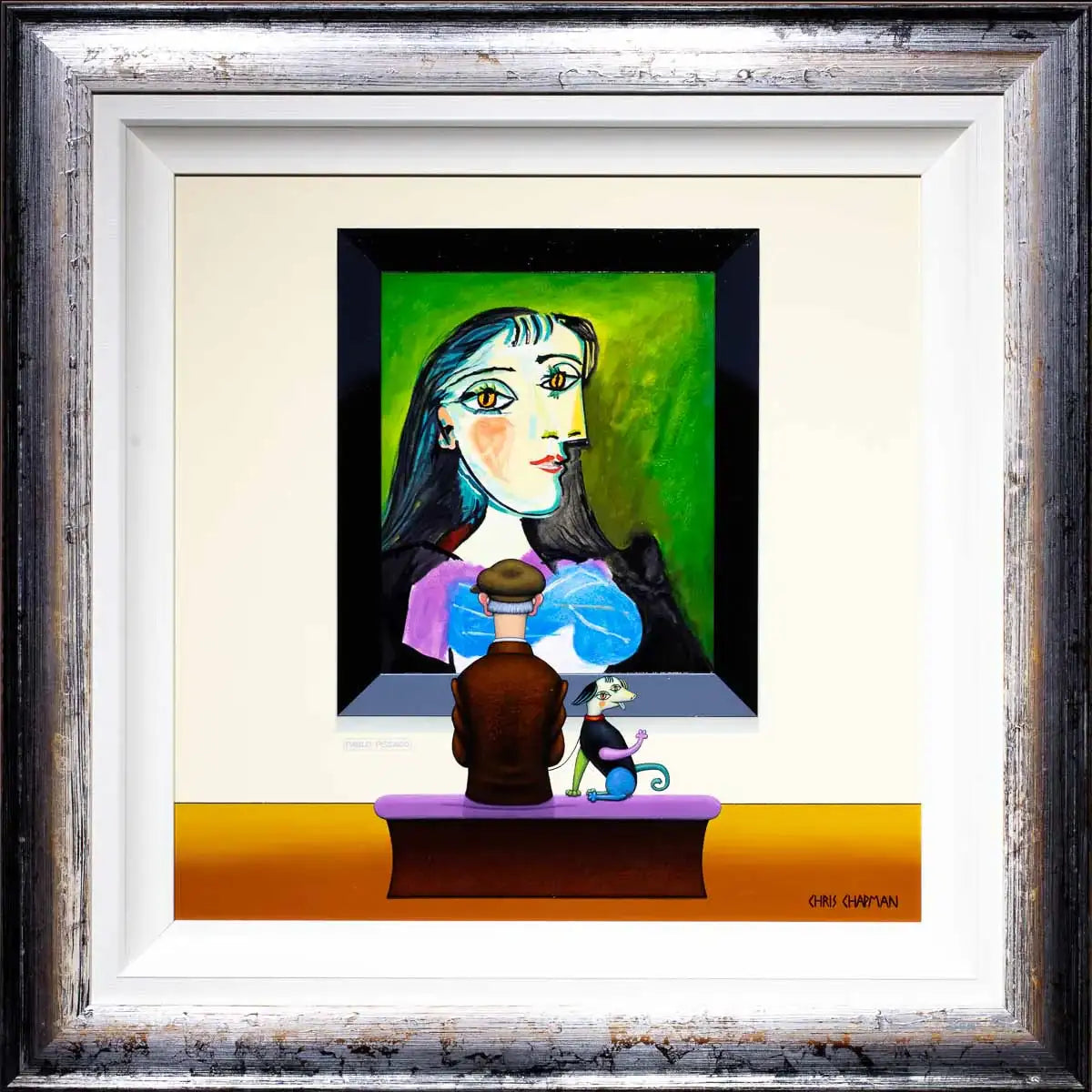 Pablo Pup - Original - SOLD by artist Chris Chapman - Wyecliffe Galleries