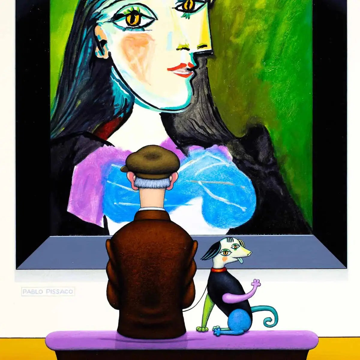 Pablo Pup - Original - SOLD by artist Chris Chapman - Wyecliffe Galleries