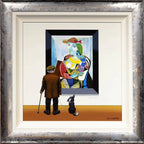 Pablo Puzzled - Original - SOLD by artist Chris Chapman - Wyecliffe Galleries