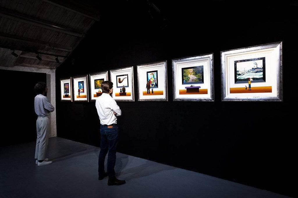 Pablo Puzzled - Original - SOLD by artist Chris Chapman - Wyecliffe Galleries