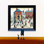 People on the Hill - Original - SOLD by artist Chris Chapman - Wyecliffe Galleries