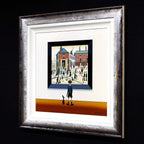 People on the Hill - Original - SOLD by artist Chris Chapman - Wyecliffe Galleries