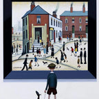 People on the Hill - Original - SOLD by artist Chris Chapman - Wyecliffe Galleries