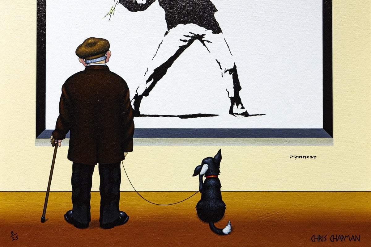 Petal Bomb - Edition - SOLD by artist Chris Chapman - Wyecliffe Galleries