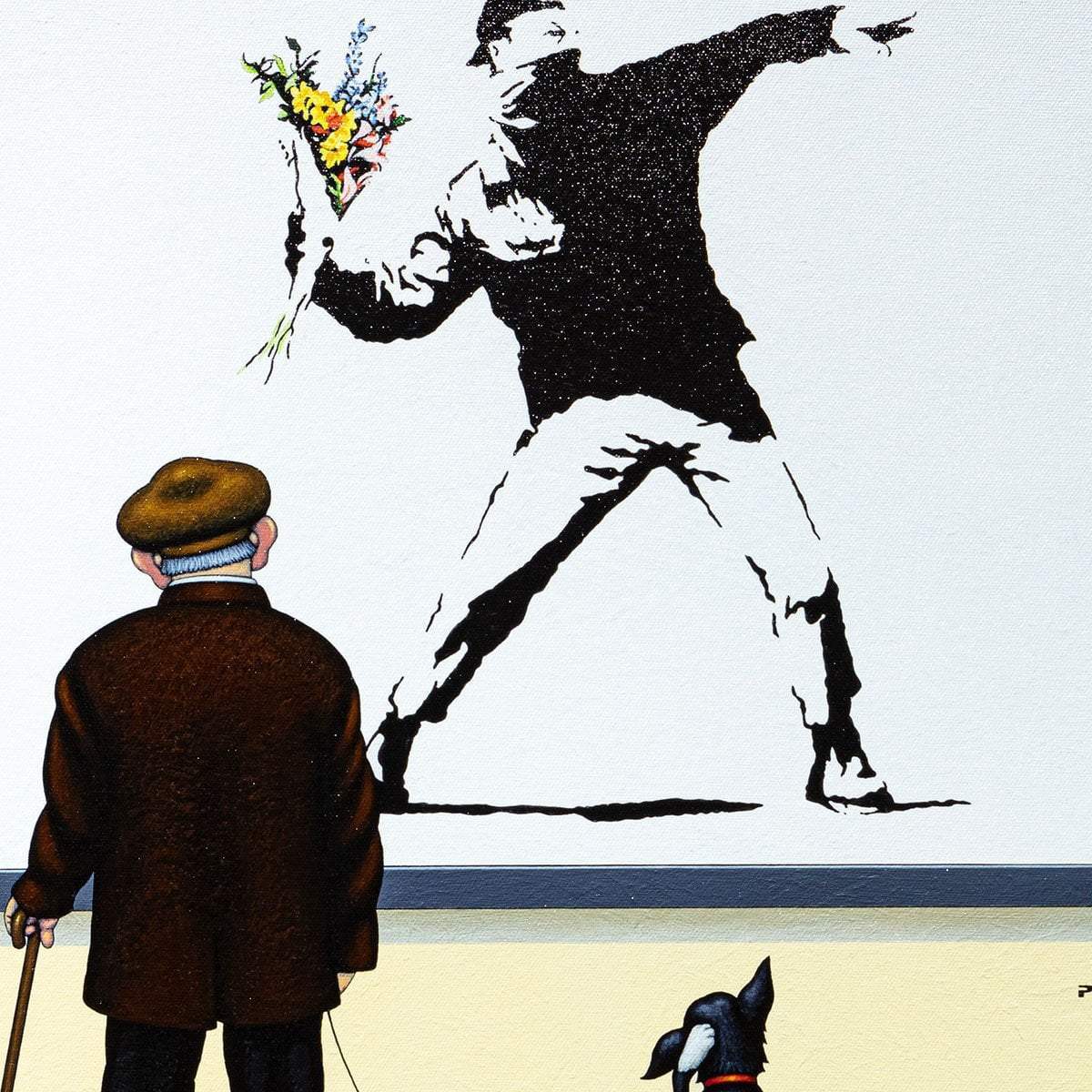 Petal Bomb - Edition - SOLD by artist Chris Chapman - Wyecliffe Galleries