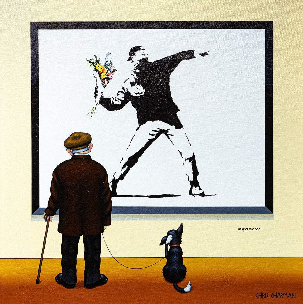 Petal Bomb - Edition - SOLD by artist Chris Chapman - Wyecliffe Galleries