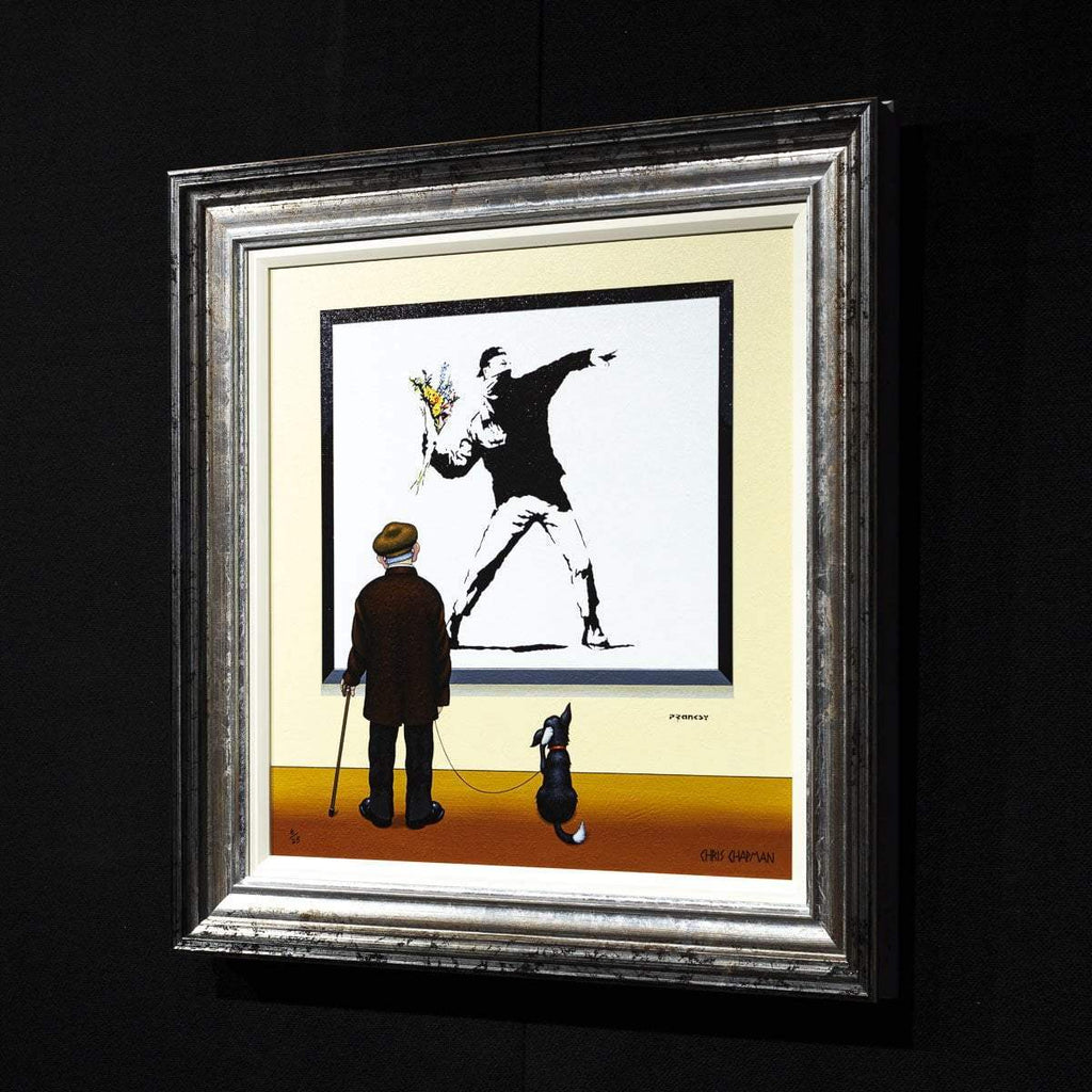 Petal Bomb - Edition - SOLD by artist Chris Chapman - Wyecliffe Galleries