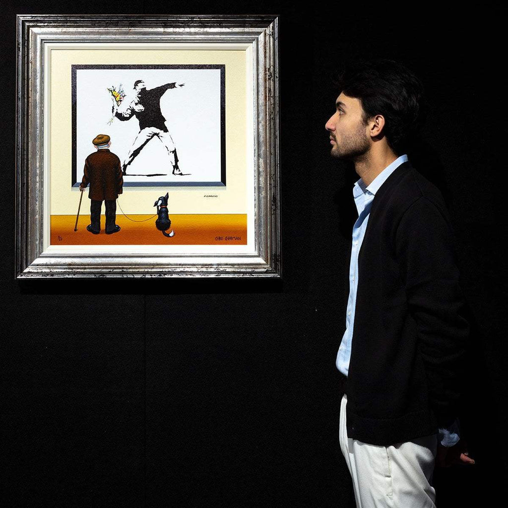 Petal Bomb - Edition - SOLD by artist Chris Chapman - Wyecliffe Galleries