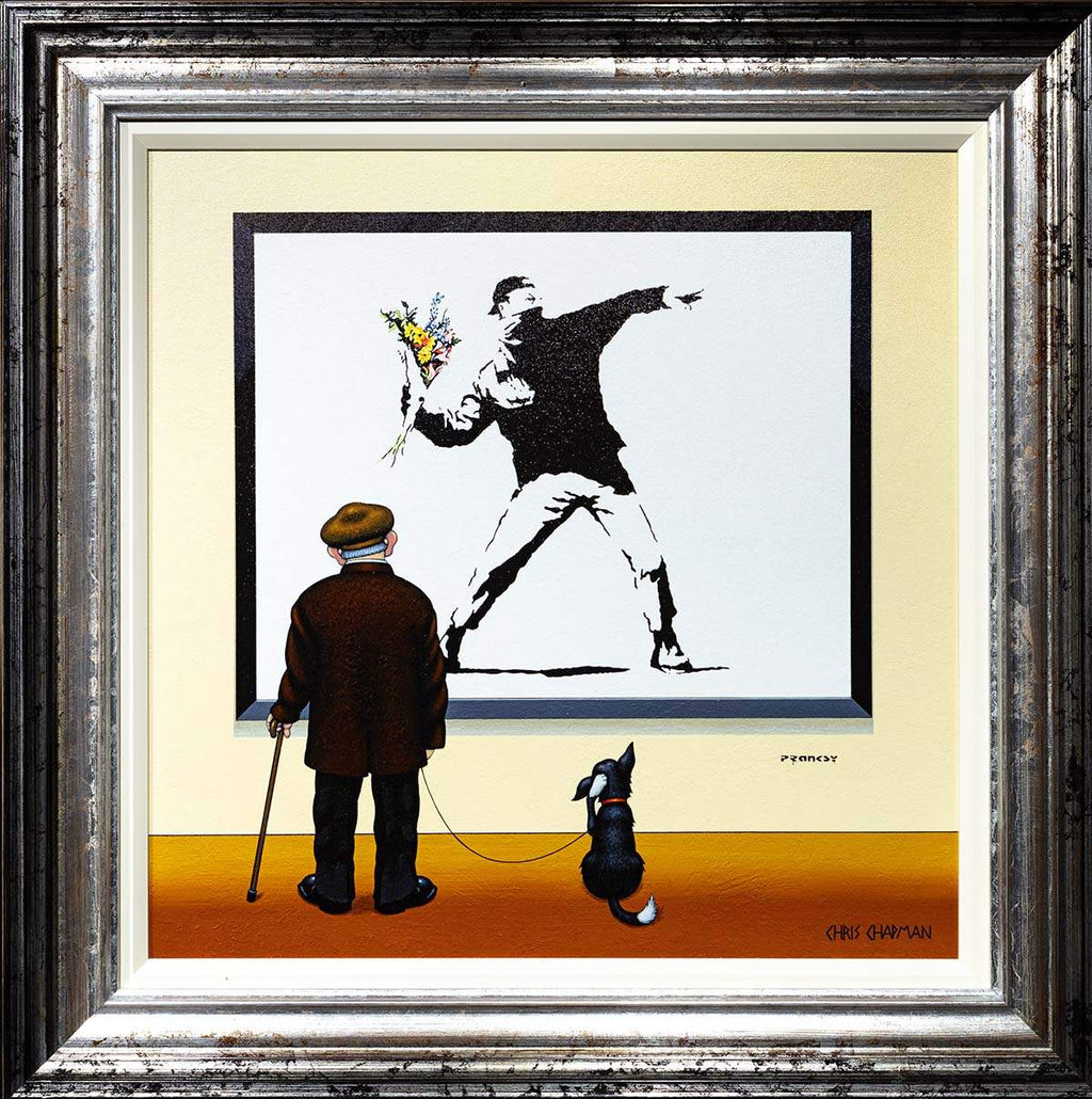 Petal Bomb - Edition - SOLD by artist Chris Chapman - Wyecliffe Galleries