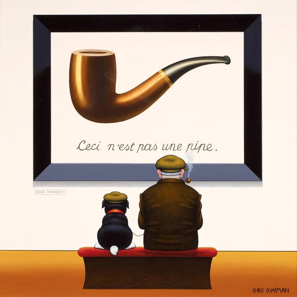 Pipes and Caps - Original - SOLD by artist Chris Chapman - Wyecliffe Galleries