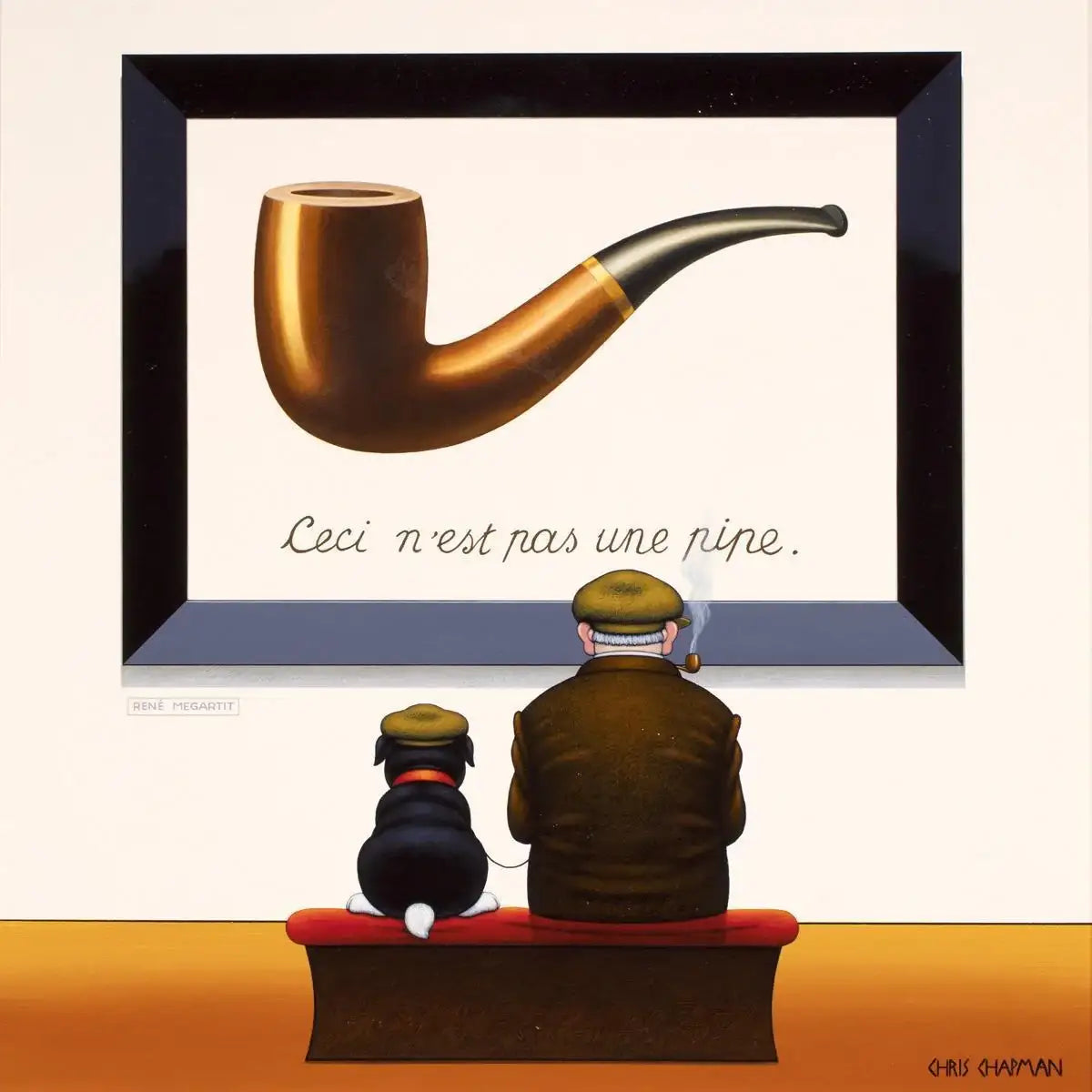 Pipes and Caps - Original - SOLD by artist Chris Chapman - Wyecliffe Galleries