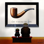 Pipes and Caps - SOLD by artist Chris Chapman - Wyecliffe Galleries