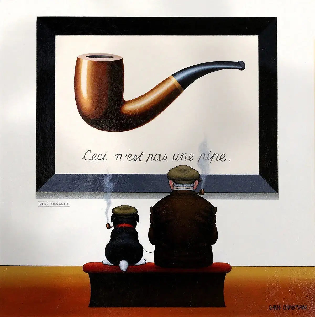Pipes and Caps - SOLD by artist Chris Chapman - Wyecliffe Galleries