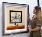 Pram Dog - Original - SOLD by artist Chris Chapman - Wyecliffe Galleries