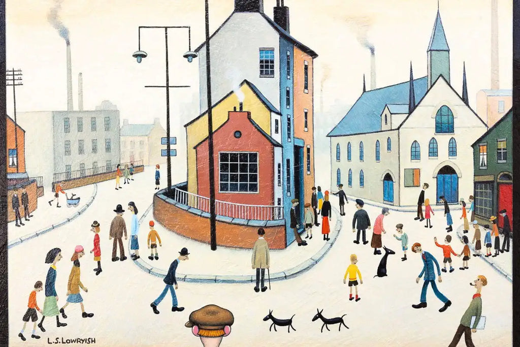 Pram Dog - Original - SOLD by artist Chris Chapman - Wyecliffe Galleries