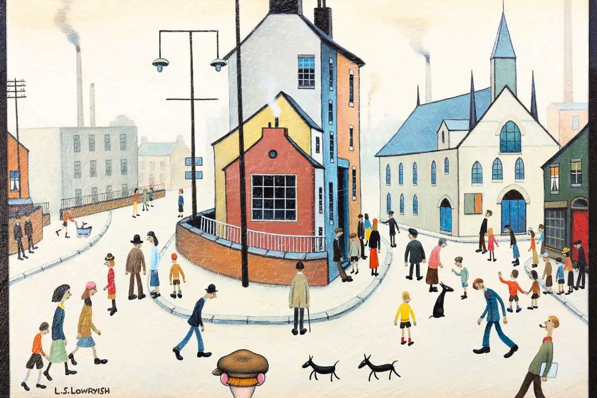 Pram Dog - Original - SOLD by artist Chris Chapman - Wyecliffe Galleries