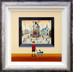 Pram Dog - Original - SOLD by artist Chris Chapman - Wyecliffe Galleries