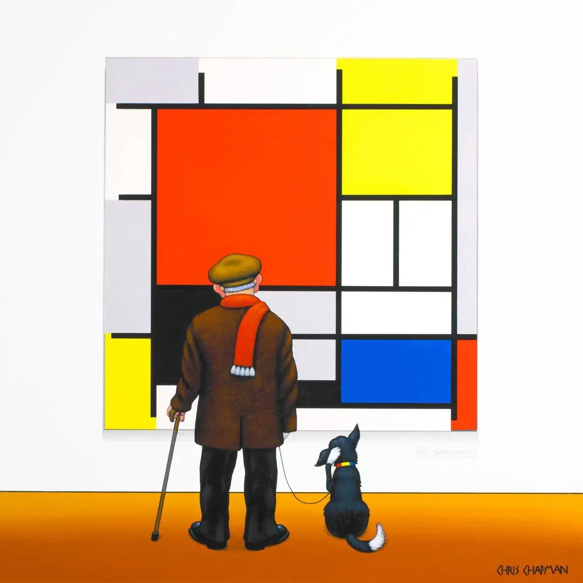 Primary Colours - SOLD by artist Chris Chapman - Wyecliffe Galleries