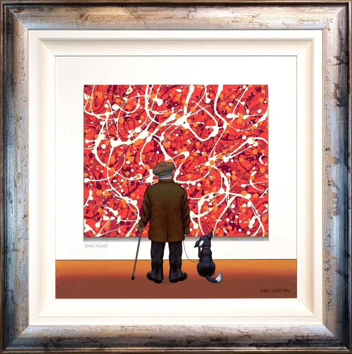 Puzzled Pooch - Original - SOLD by artist Chris Chapman - Wyecliffe Galleries